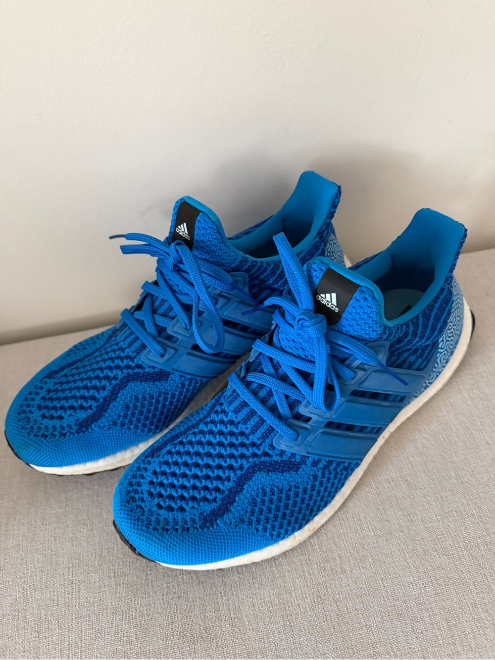 adidas Ultraboost Men's Running Shoes - Bright Blue